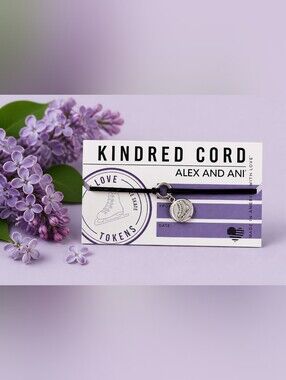 ALEX AND ANI Ice Skate Kindred Cord Charm Bracelet NWT